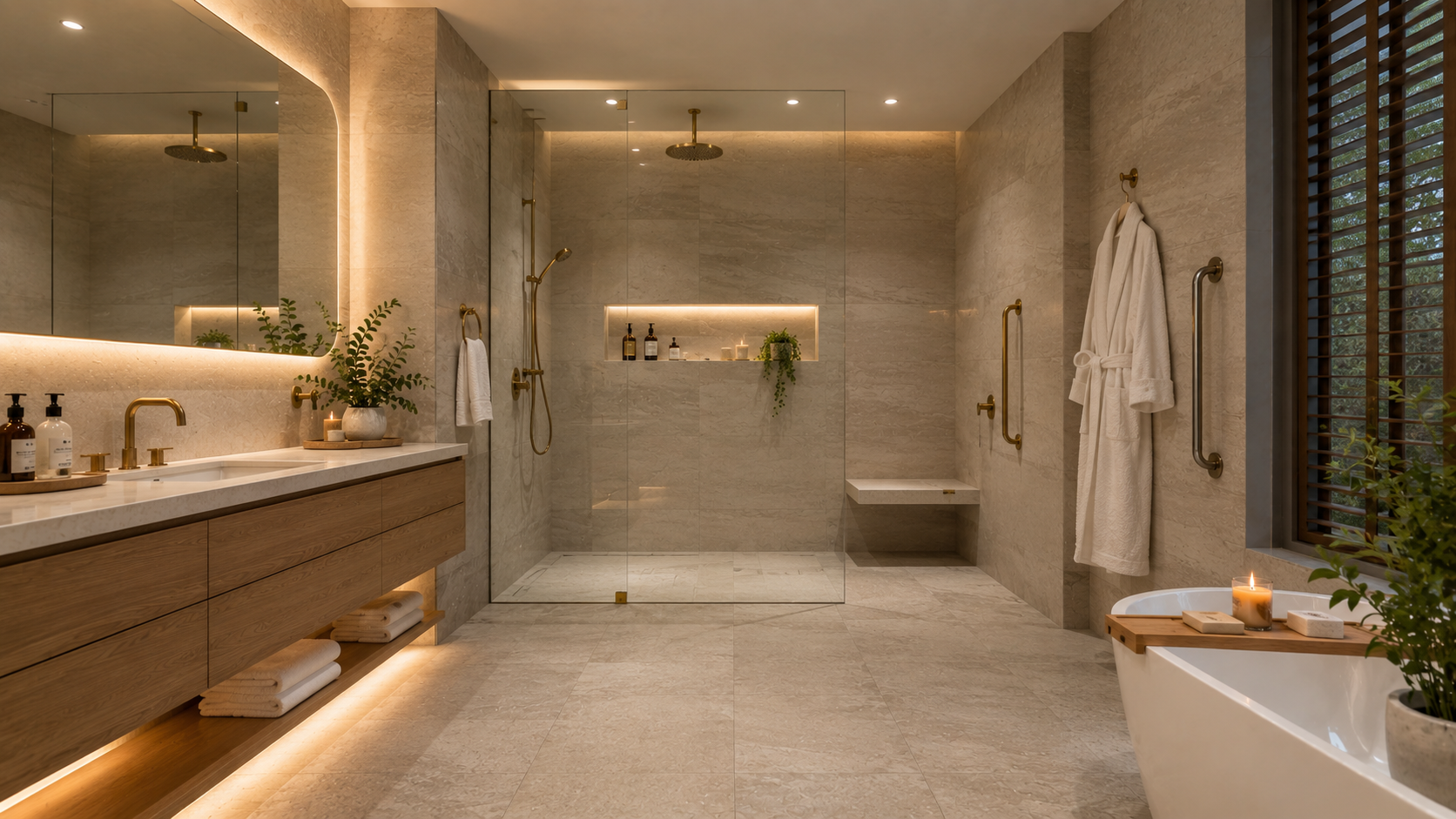 Anti-Slip Floor Bathroom in Abu Dhabi - bathroom design variety 20